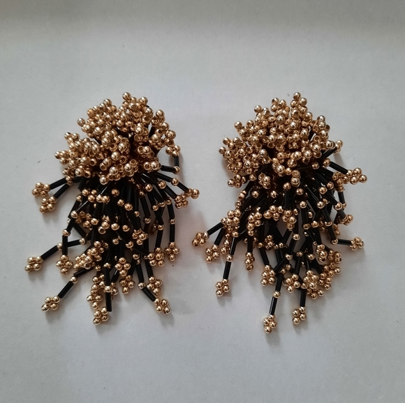 Vintage Jewelry Vintage Dangle Beaded Clip On Earrings Poshmark